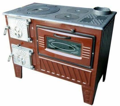 Отопительно-варочная печь МастерПечь ПВ-03 с духовым шкафом, 7.5 кВт в Златоусте