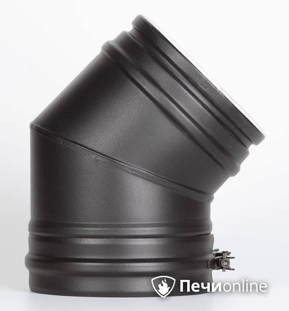 Колено 45° Schiedel Отвод 45° д.150 PM25 (Черный) Permetr в Златоусте