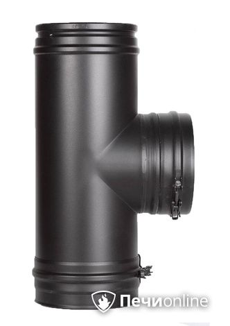 Тройник 90° Schiedel Тройник 90° д.150 PM25 (Черный) Permetr в Златоусте