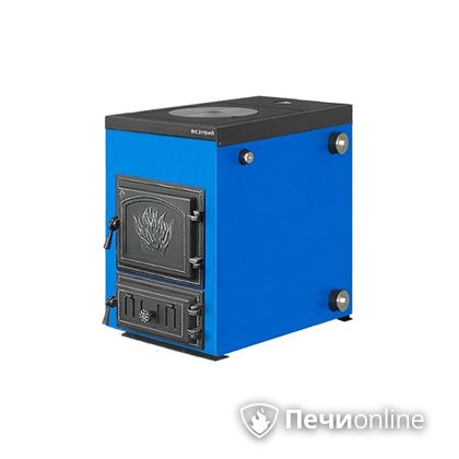 Отопительный котел Везувий Эльбрус-18 с плитой Везувий В1 в Златоусте