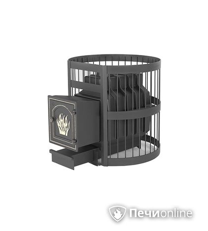 Дровяная печь-каменка Везувий Легенда Ретро Стандарт" 24 (ДТ-4) в Златоусте