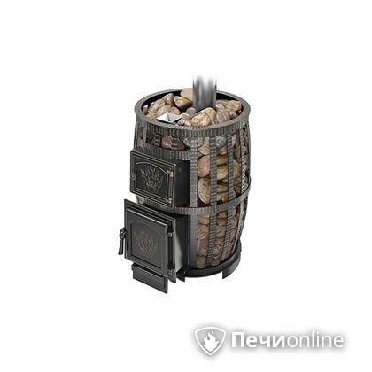 Дровяная печь-каменка Везувий Легенда Русский пар Ковка 18 (271) б/в в Златоусте