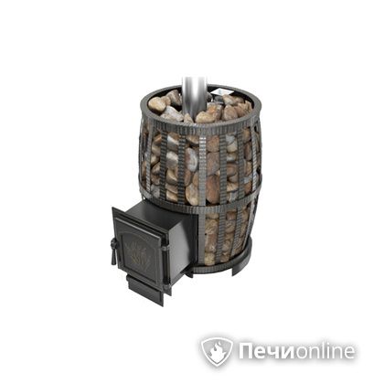 Дровяная печь-каменка Везувий Легенда Русский пар Ковка 18 (271) в Златоусте
