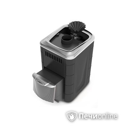 Дровяная печь-каменка TMF Гейзер Мини 2016 Inox ДН ЗК антрацит в Златоусте