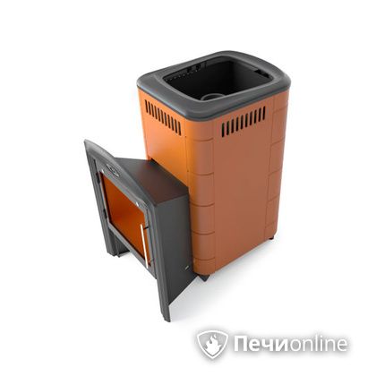 Дровяная печь-каменка TMF Тунгуска Cast Витра терракота в Златоусте