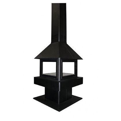 Печь-камин Бавария (Экокамин) Эклипс островной гигант 4D в Златоусте