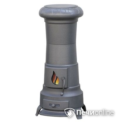 Отопительная печь Plamen Julia эмалир./серая глянцевая в Златоусте
