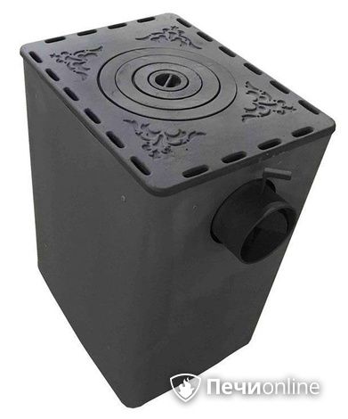 Отопительно-варочная печь Березка Комфорт 120 ДТ-3 стекло в Златоусте