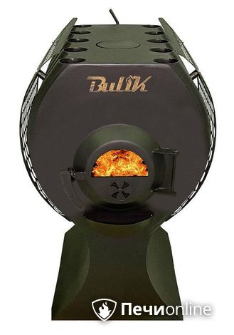 Отопительно-варочная печь Березка BulyK 400 Плюс со стеклом и экранами боковыми в Златоусте