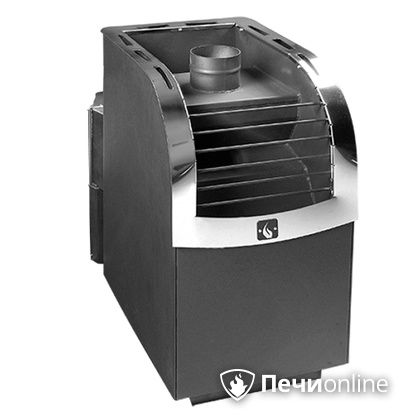 Дровяная банная печь Конвектика Ниагара Сетка 16 антрацит в Златоусте