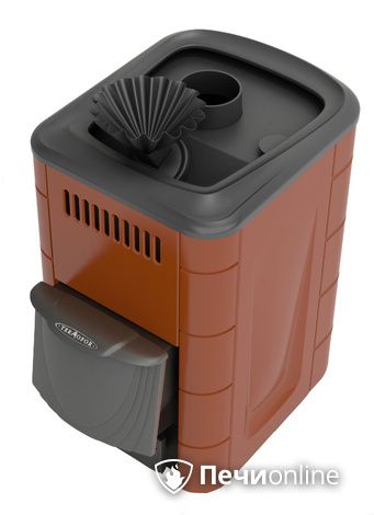 Дровяная печь-каменка TMF Гейзер Мини 2016 Carbon ДА КТК ЗК терракота в Златоусте
