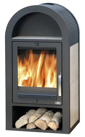 Печь-камин ABX Stockholm 8 (7кВ в воду, 5,5кВ в воздух), керамика в Златоусте