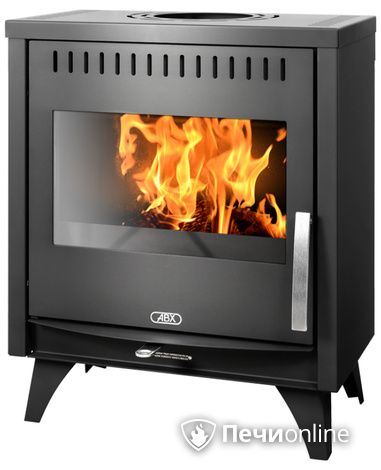 Печь-камин ABX Tampa, черная сталь в Златоусте