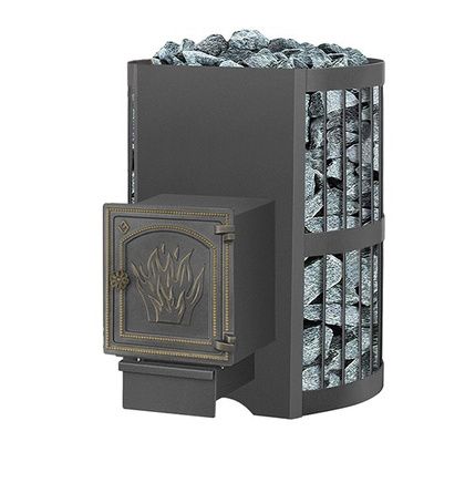 Дровяная банная печь Везувий Скиф Стандарт 22 ДТ-4 в Златоусте