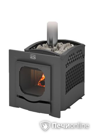 Дровяная банная печь Теплодар Былина-сетка-12 Ч Панорама (1.1) в Златоусте