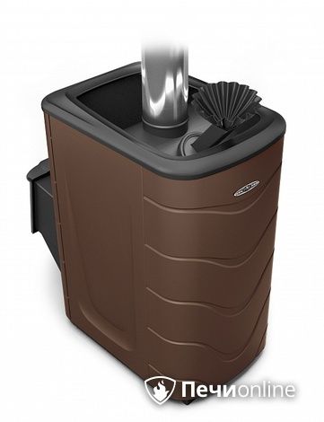 Дровяная банная печь TMF Гейзер 2014 Inox ДА ЗК шоколад в Златоусте