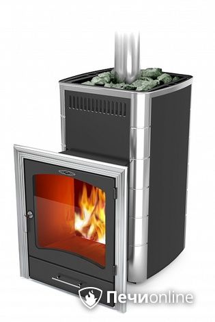 Дровяная банная печь TMF Калина II Inox БСЭ антрацит НВ ПРН в Златоусте