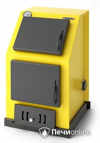 Твердотопливный котел TMF Оптимус Лайт 16кВт под АРТ и ТЭН желтый в Златоусте