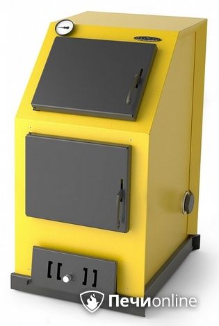 Твердотопливный котел TMF Оптимус Лайт 25кВт под АРТ и ТЭН желтый в Златоусте