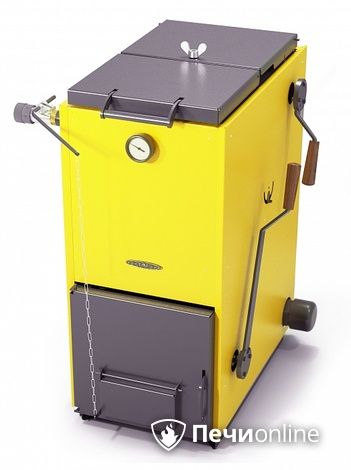 Твердотопливный котел TMF Цельсий Электро 16кВт АРТ ТЭН 6кВт желтый в Златоусте
