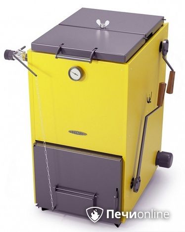 Твердотопливный котел TMF Цельсий Электро 20кВт АРТ ТЭН 6кВт желтый в Златоусте