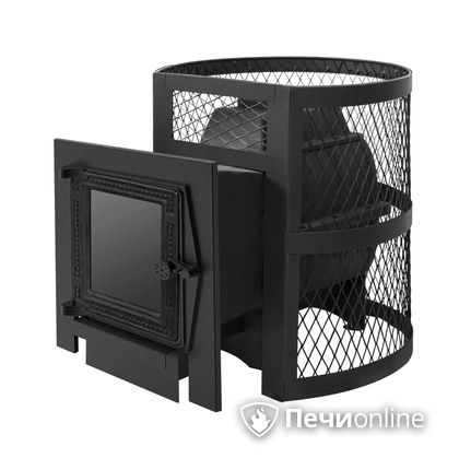 Дровяная банная печь Протопи Чугунка 16 Финка С в Златоусте