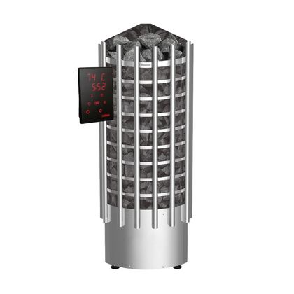 Электрокаменка для сауны Harvia Glow Corner TRC90XE c цифровой панелью управления в Златоусте