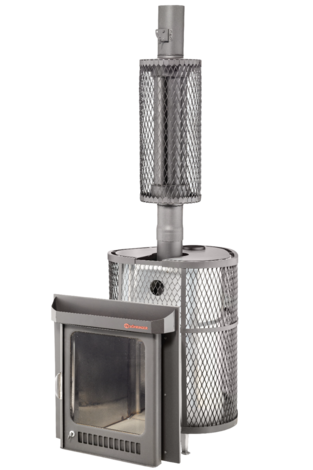 Дровяная банная печь Ферингер  Оптима ПФ (Сетка) в Златоусте