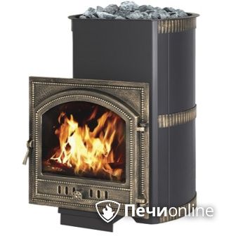 Дровяная банная печь Везувий Лава 28 Камин (205) в Златоусте