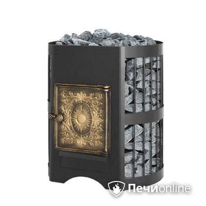 Дровяная банная печь Везувий Скиф Стандарт 12 ДТ-3 без выносного тоннеля в Златоусте