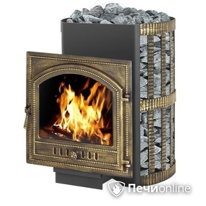 Дровяная банная печь Везувий Скиф Ковка 22 (205) в Златоусте