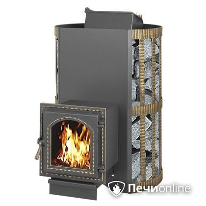 Дровяная банная печь Везувий Скиф с закрытой каменкой (270) в Златоусте