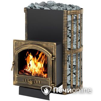 Дровяная банная печь Везувий Скиф Ковка 38 (205) в Златоусте