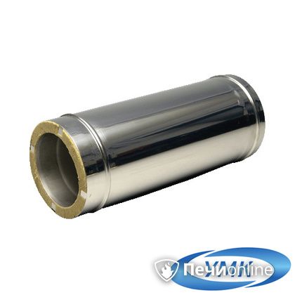 Дымоход УМК Сэндвич-труба 05м 120х200 Н+Н 1.0мм 0.5мм по воде в Златоусте