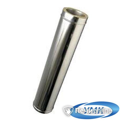 Дымоход УМК сэндвич 1.0м 100х160 Н+Оц 0.5мм 0.5мм по воде в Златоусте