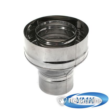 Дымоход УМК Старт-сэндвич холодный D=200х280 Н+Оц 1,0мм 0,5мм по воде в Златоусте