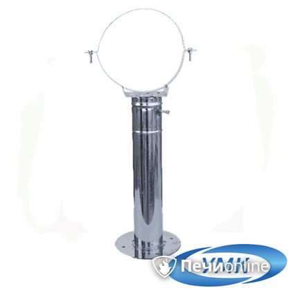  УМК Кронштейн опорный телескопический 40-75 D180 1.0 мм нержавейка в Златоусте