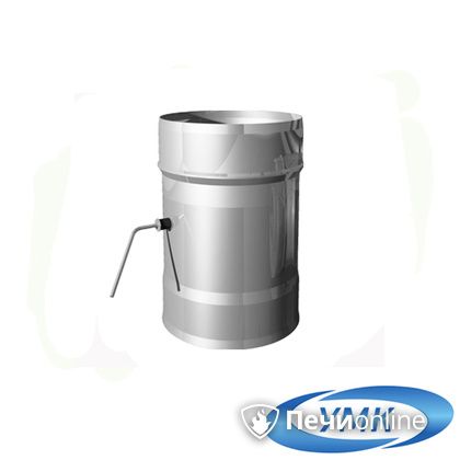  УМК Шибер поворотный D115 1.0 мм нержавейка в Златоусте