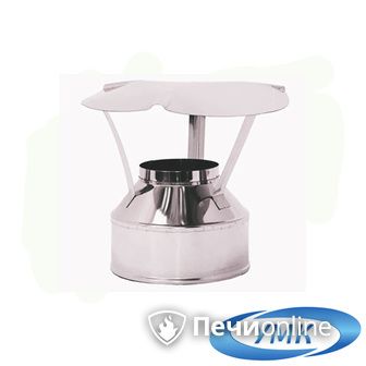 Дымоход УМК Оголовок D120х200 Н+Оц 0.5мм 0.5мм по воде в Златоусте