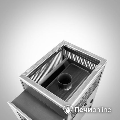 Дровяная банная печь Радуга ПБ-21 (встроенный теплообменник) 6 мм прочистная дверца в Златоусте