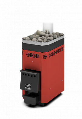 Дровяная банная печь Теплодар Русь-9 ЛУ короткий топливный канал в Златоусте