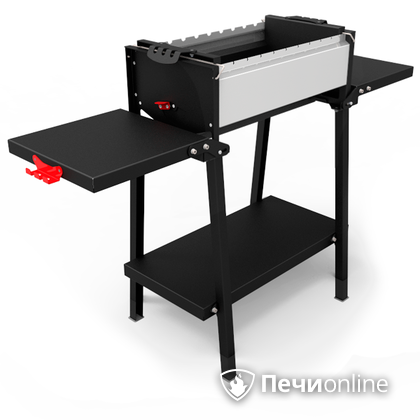 Мангал Grillver Крафтикс Сильвер на подставке в Златоусте