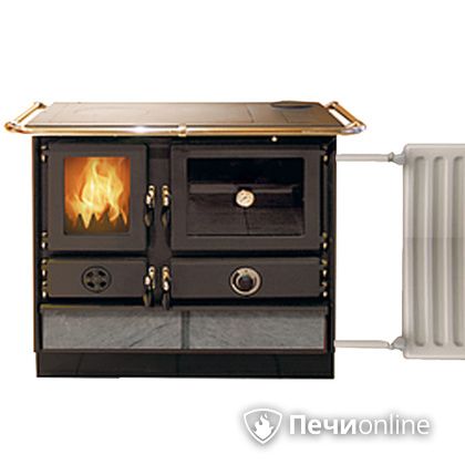 Отопительно-варочная печь MBS Super Thermo Magnum Stone R с духовым шкафом и теплообменником в Златоусте