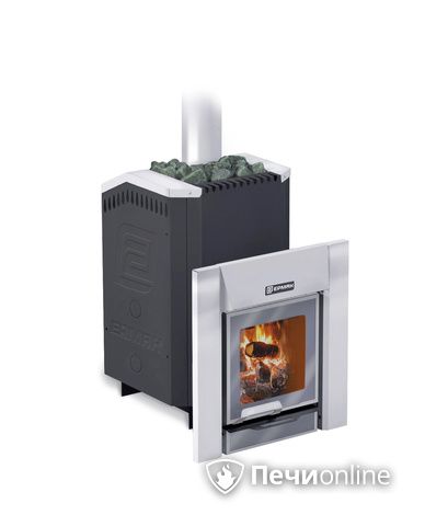 Дровяная банная печь Ермак 12-Премиум стальная топка 8мм в Златоусте