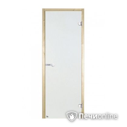 Дверь для бани Harvia Стеклянная дверь для сауны 8/19 коробка сосна сатин D81905M в Златоусте